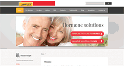 Desktop Screenshot of hormonesolutions.com