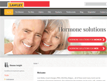 Tablet Screenshot of hormonesolutions.com